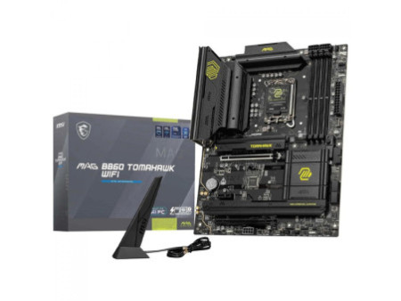 Placa Mãe MSI MAG B860 TOMAHAWK WIFI, Chipset B860, Intel LGA 1851, ATX, DDR5
