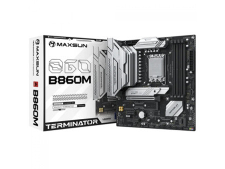 Placa Mãe Maxsun Terminator B860M, Chipset B860, Intel LGA 1851, mATX, DDR5
