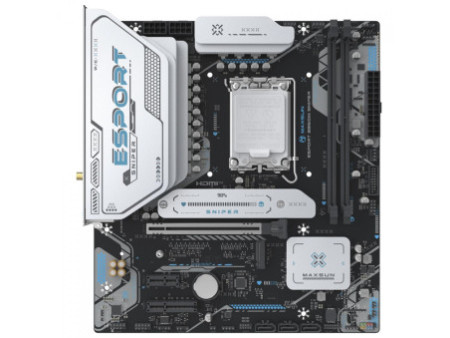 Placa Mãe Maxsun eSport B860M SNIPER WiFi, Chipset B860, Intel LGA 1851, mATX, DDR5