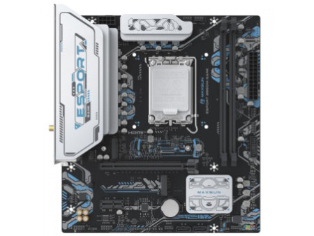 Placa Mãe Maxsun eSport B860M GANK WiFi, Chipset B860, Intel LGA 1851, mATX, DDR5