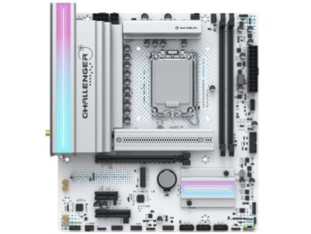 Placa Mãe Maxsun Challenger Z890M WiFi ICE, Chipset Z890, Intel LGA 1851, mATX, DDR5