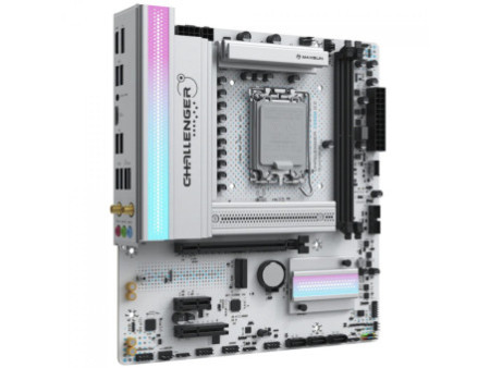 Placa Mãe Maxsun Challenger Z890M WiFi ICE, Chipset Z890, Intel LGA 1851, mATX, DDR5
