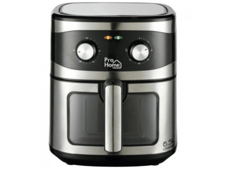 Fritadeira Elétrica Air Fryer Pro Home Classic PRO, 100% Digital, Com Visor, 6.5L, 110V, Preto e Inox, PH-AF-CP1500WS7LS110D