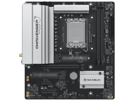 Placa Mãe Maxsun Challenger Z890M WiFi, Chipset Z890, Intel LGA 1851, mATX, DDR5