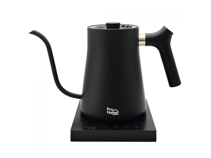 Chaleira Elétrica Pro Home Classic, Com Tela LCD e Controle de Temperatura, 1L, 1200W, 110V, Branca, PH-EK-CL1L1200WWN