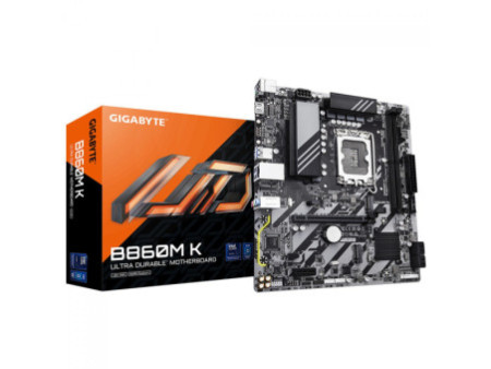 Placa Mãe Gigabyte B860M K, Chipset B860, Intel LGA 1851, MATX, DDR5