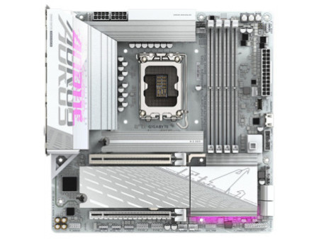 Placa Mãe Gigabyte B860M Aorus Elite WiFi6E ICE, Chipset B860, Intel LGA 1851, mATX, DDR5