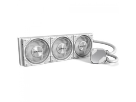 Water Cooler Montech HyperFlow Silent, 240mm, Intel-AMD, PWM, Branco