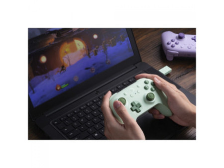 Controle Gamer 8BitDo Ultimate 2C, Bluetooth/Wireless, Hall Effect, Roxo, 81HD01
