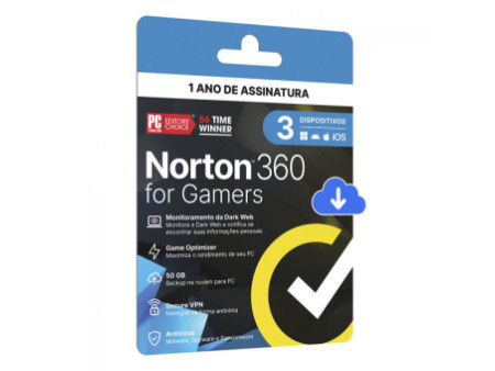 Antivírus Norton 360 Advanced, 10 Dispositivos, 12 Meses, Digital para Download, 21447601