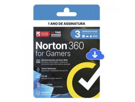 Antivírus Norton 360 Advanced, 10 Dispositivos, 12 Meses, Digital para Download, 21447601