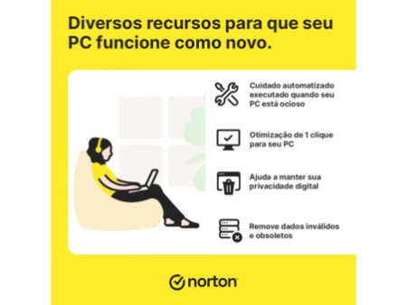 Antivírus Norton 360 Gamers, 3 Dispositivos, 12 Meses ESD, Digital para Download, 21415189