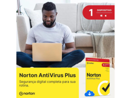 Antivírus Norton 360 Deluxe, 3 Dispositivos, 12 Meses ESD, Digital para Download, 21405649