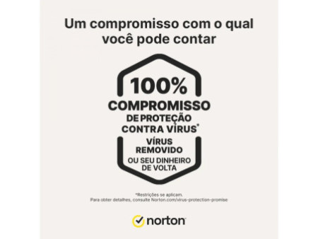 Antivírus Norton 360 Deluxe, 3 Dispositivos, 12 Meses ESD, Digital para Download, 21405649