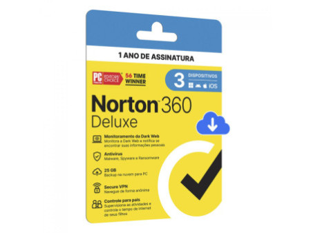 Antivírus Norton 360 Premium, 10 Dispositivos, 12 Meses, Digital para Download, 21414573