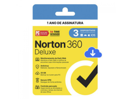 Antivírus Norton 360 Premium, 10 Dispositivos, 12 Meses, Digital para Download, 21414573