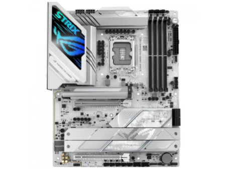 Placa Mãe Asus Rog Strix Z890-A Gaming WiFi, Chipset Z890, Intel LGA 1851, ATX, DDR5, White