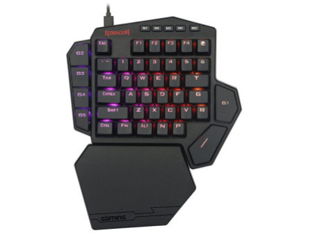 Teclado Gamer Mecânico Redragon Lakshmi, Rainbow, Switch Blue, ABNT2, 60%, Black, K606R - Open Box-1