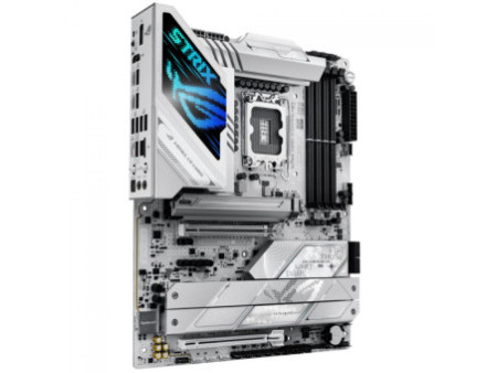 Placa Mãe Asus Rog Strix Z890-A Gaming WiFi, Chipset Z890, Intel LGA 1851, ATX, DDR5, White