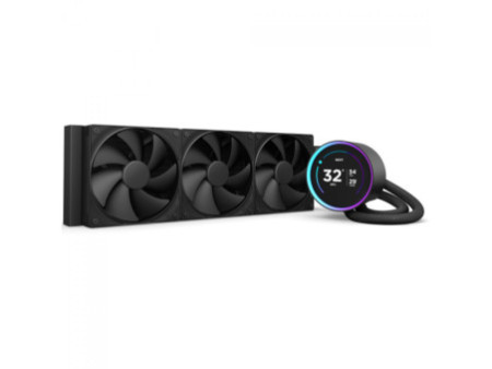 Water Cooler Gamdias Chione E4-420 WH, ARGB, 420mm, Display Digital, Intel-AMD, PWM, Branco - Open Box