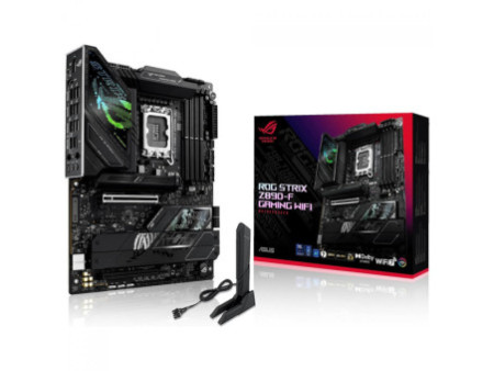 Placa Mãe Asus Rog Strix Z890-F Gaming WiFi, Chipset Z890, Intel LGA 1851, ATX, DDR5
