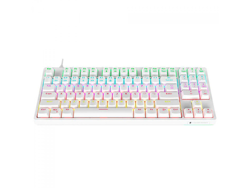 Teclado Mecânico Gamer Redragon Yi, Low-Profile, RGB, Switch Brown, 96%, ABNT2, Black, K625P-KB (PT-BROWN) - Open Box