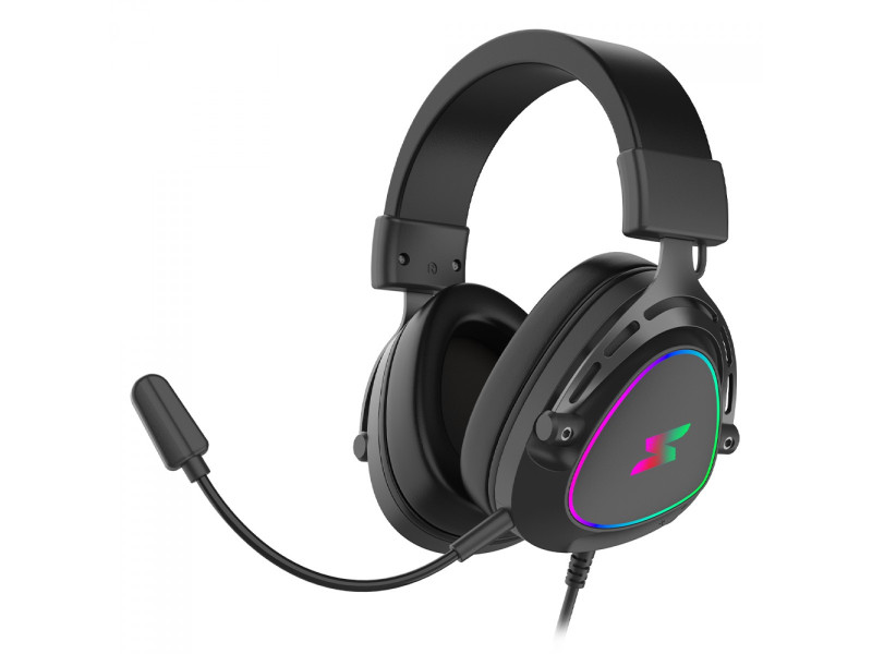 Microfone Gamer Fifine AmpliGame AM6, Condensador, RGB, USB, Preto - Open Box