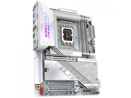 Placa Mãe Gigabyte Z890 AORUS PRO ICE, Chipset Z890, Intel LGA 1851, ATX, DDR5, Branco