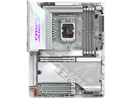 Placa Mãe Gigabyte Z890 AORUS PRO ICE, Chipset Z890, Intel LGA 1851, ATX, DDR5, Branco