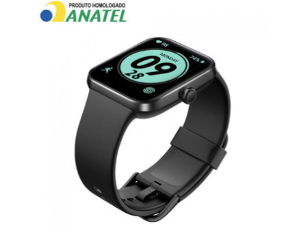 Relógio SmartWatch Level LVW-50Cs, AMOLED 1.3', Android/IOS, Bluetooth, IP68, Monitoramento de Frequência Cardíaca, Pulseira de