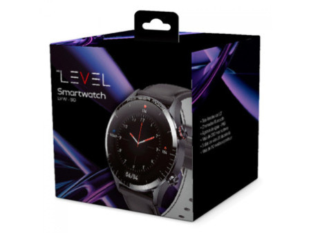 Relógio SmartWatch Level LVW-50S, AMOLED 1.3', Android/IOS, Bluetooth, IP68, Monitoramento de Frequência Cardíaca, Pulseira De S