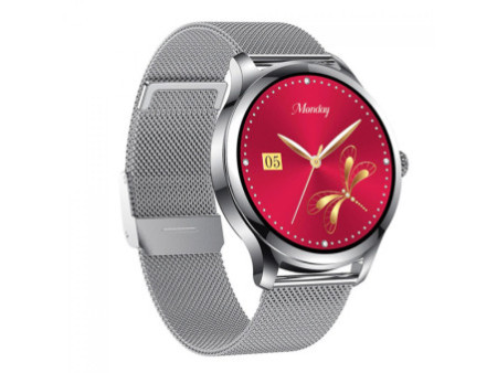 Relógio SmartWatch Level LVW-30S, TFT 1.3', Android/IOS, Bluetooth, IP68, Monitoramento de Frequência Cardíaca, Pulseira De Sili