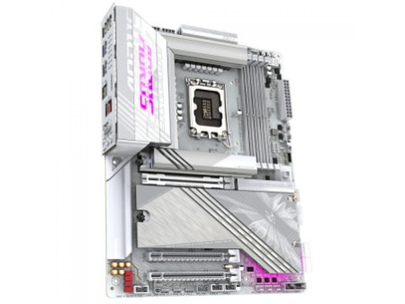 Placa Mãe Gigabyte Z890 AORUS ELITE X ICE, Chipset Z890, Intel LGA 1851, ATX, DDR5, Branco
