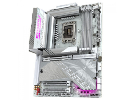 Placa Mãe Gigabyte Z890 AORUS ELITE X ICE, Chipset Z890, Intel LGA 1851, ATX, DDR5, Branco