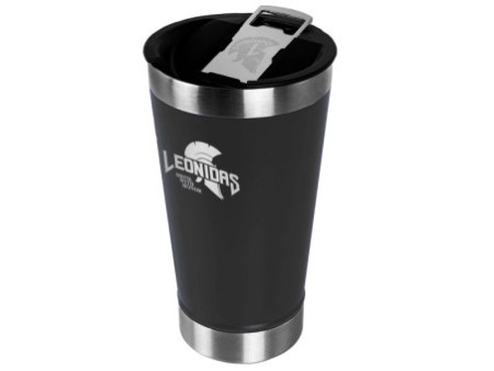 Copo Térmico Leonidas, 473ml, Quente ou Frio, Metal, Verde
