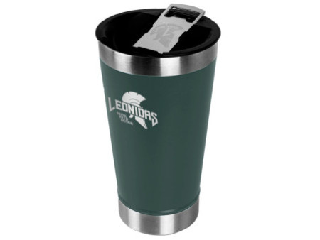 Copo Térmico Leonidas, 473ml, Quente ou Frio, Metal, Branco