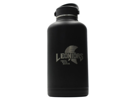 Garrafa Térmica Leonidas, 1.750ml, 24h Frio e 10h Quente, Metal, Branco