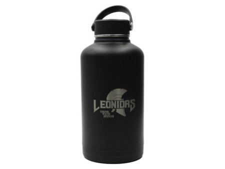 Garrafa Térmica Leonidas, 1.750ml, 24h Frio e 10h Quente, Metal, Branco