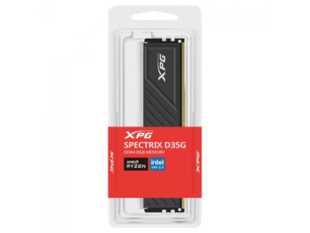 Memória DDR4 XPG Spectrix D35G, RGB, 8GB, 3200MHz, Black, AX4U32008G16A-SBKD35G