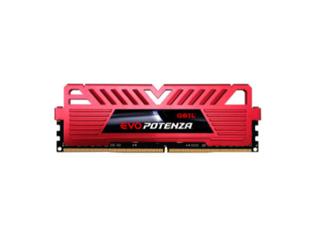 Memória DDR4 Geil Evo Potenza, 8GB, 3200MHz, Red, GAPR48GB3200C16BSC