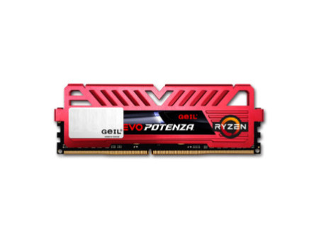 Memória DDR4 Geil Evo Potenza, 8GB, 3200MHz, Red, GAPR48GB3200C16BSC