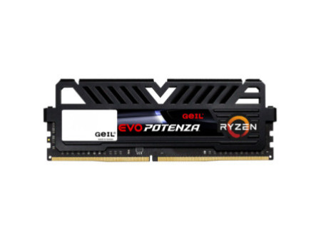 Memória DDR4 Geil Evo Potenza, 8GB, 3600MHz, Black, GAPB48GB3600C18BSC