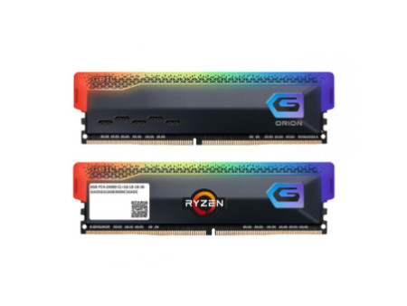 Memória DDR4 Geil Orion, Edição AMD, 16GB (2x8GB) 3600MHz, RGB, Grey, GAOSG416GB3600C18BDC