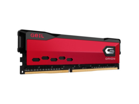 Memória DDR4 Geil Orion, 8GB 3600MHz, Red, GAOR48GB3600C18BSC