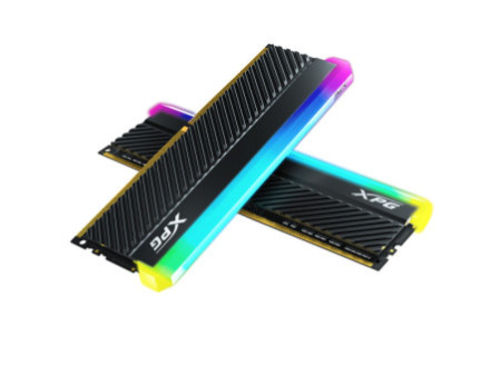 Memória DDR4 XPG Spectrix Gammix D45G, RGB, 32GB (2X16GB), 3600MHz, Black, AX4U360016G18I-DCBKD45G