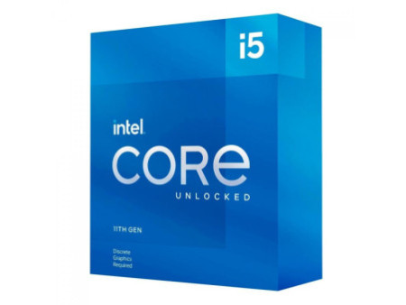 Processador Intel Core i5 11600KF 3.9GHz (5.0GHz Turbo), 11ª Geração, 6-Cores 12-Threads, LGA 1200, BX8070811600KF