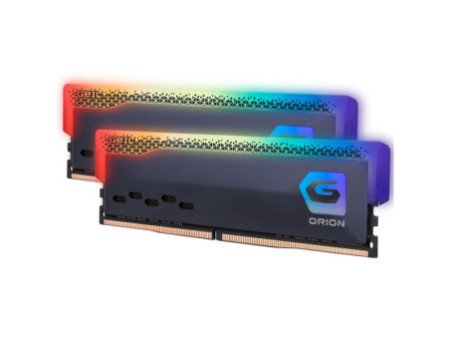 Memória DDR4 Geil Orion RGB, Edição AMD, 16GB (2x8GB), 3200MHz, Gray, GAOSG416GB3200C16BDC