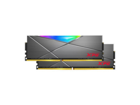 Memória DDR4 XPG Spectrix D50, 32GB (2x16GB), 3200MHz, RGB, Gray, AX4U320016G16A-DT50