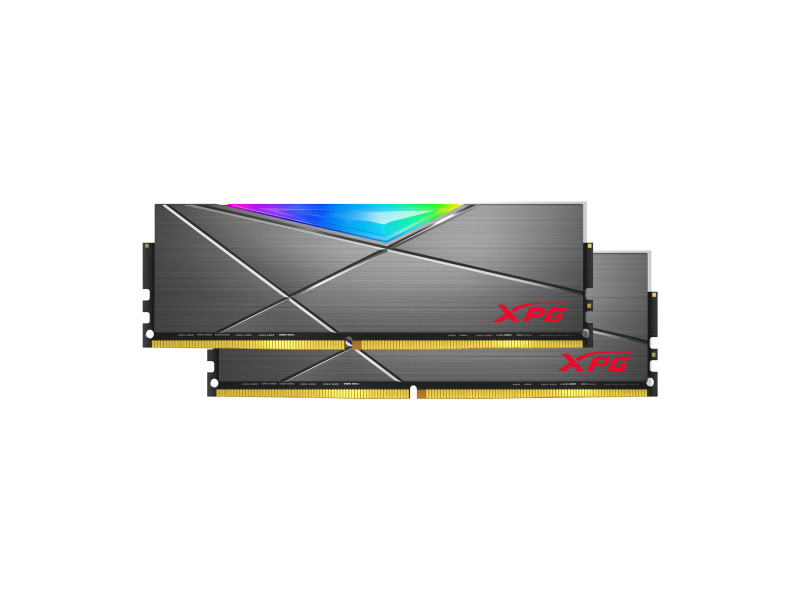 Memória DDR4 XPG Spectrix D50, 32GB (2x16GB), 3200MHz, RGB, Gray, AX4U320016G16A-DT50