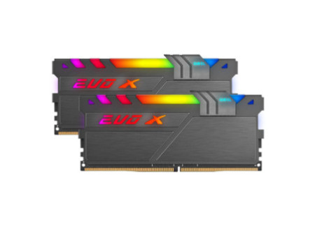 Memória DDR4 Geil EVO X II RGB SYNC 16GB (2x8GB) 3600MHz, GAEXSY416GB3600C18BDC